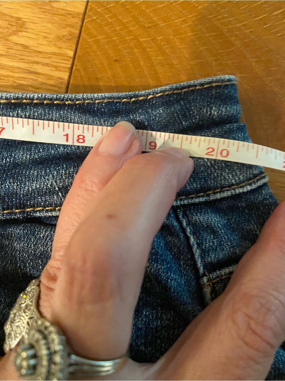 Judy Blue Wide Leg Cropped Dark Indigo High-Rise Jeans 24 - Picture 6 of 8